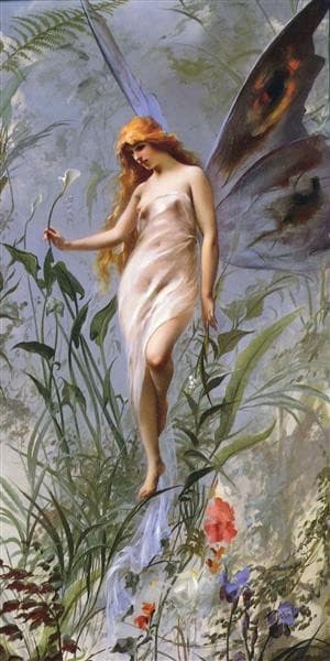 Lily Fairy — Luis Ricardo Falero
