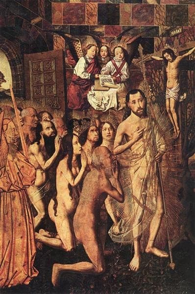 Christ Leading the Patriarchs to the Paradise — Bartolomé Bermejo