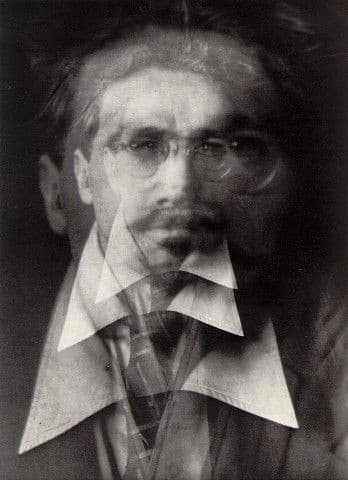 Vortograph of Ezra Pound — Alvin Langdon Coburn