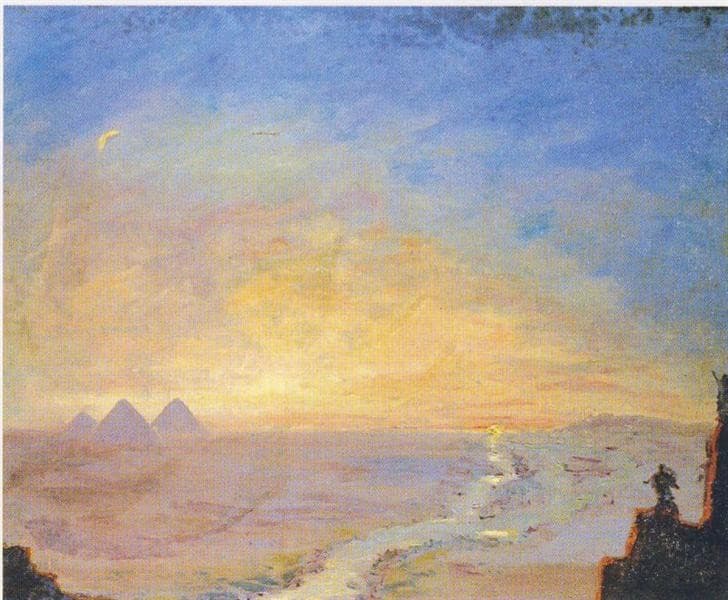 Distant View of the Pyramids — Sir Winston Churchill