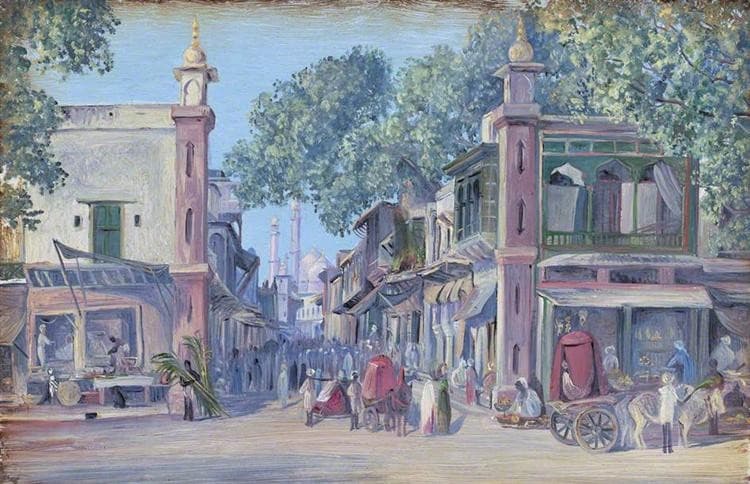 The Street of Blood, Delhi — Marianne North