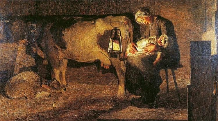 The Two Mothers — Giovanni Segantini