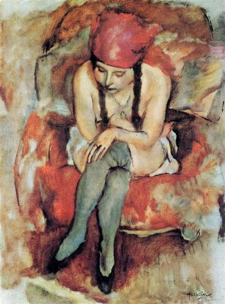 Claudine Resting — Jules Pascin