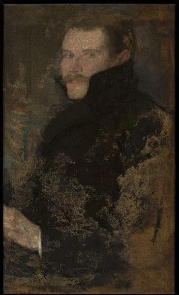 Portrait of Kazimierz Wize — Olga Boznańska