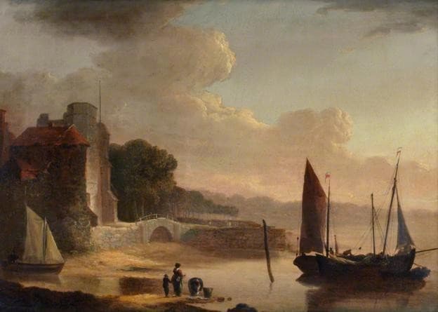 Mouth of the Old Canal — William Shayer