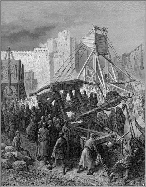 The Crusaders' War Machinery — Gustave Doré