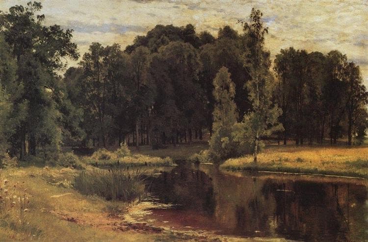 Pond in a Old Park — Ivan Shishkin