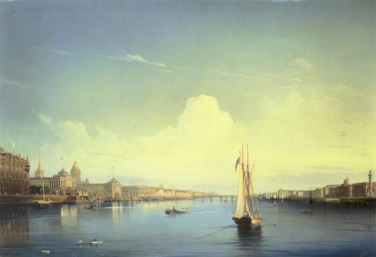 Петербург при заходе солнца — Alexey Bogolyubov