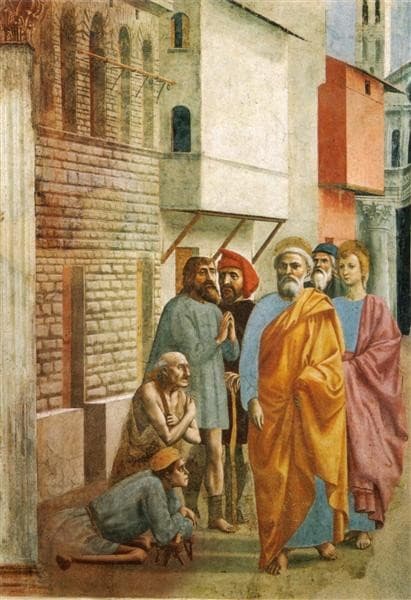 St.Peter Healing the Sick with His Shadow — Masaccio