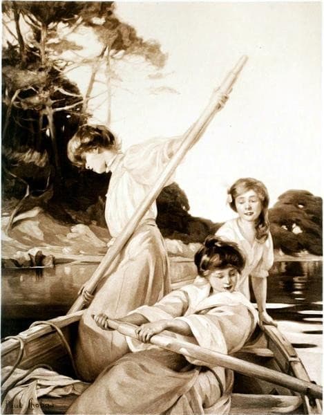 Sur La Rivière — Paul Émile Chabas