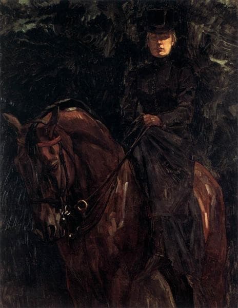 The Equestrienne - Ida Görz — Wilhelm Trübner