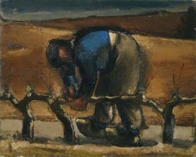 Pruning the Vines — Josef Herman