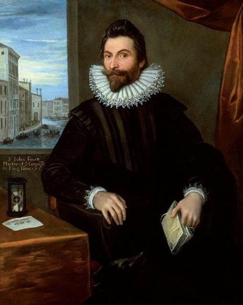 Portrait of John Finet — Domenico Tintoretto