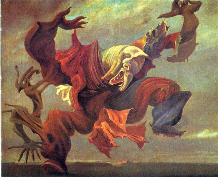 The Angel of the home or the Triumph of Surrealism — Max Ernst