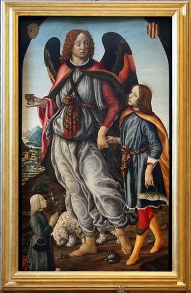 Arcangelo Raffaele e Tobiolo — Francesco Botticini