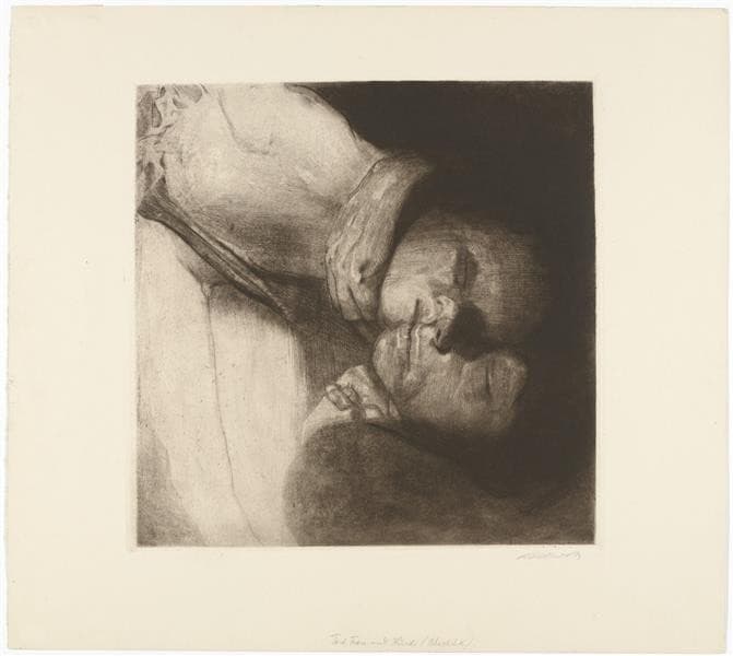 Death, Woman, and Child — Käthe Kollwitz