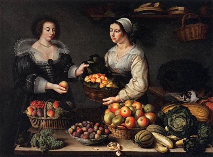 The Fruit and Vegetable Costermonger — Louise Moillon