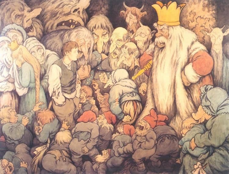 Peer Gynt In the Hall of the Mountain King — Theodor Kittelsen