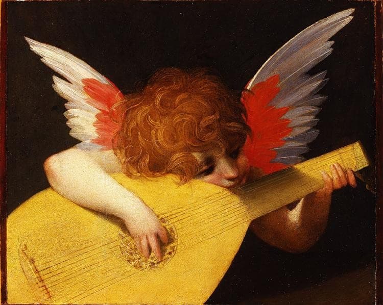 Playing Putto (Musician Angel) — Rosso Fiorentino