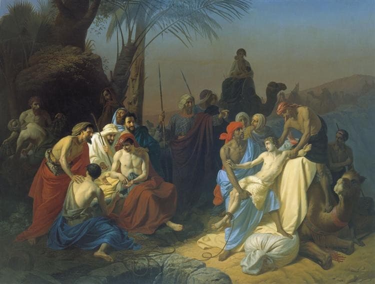 Children of Jacob sell his brother Joseph — Konstantin Flavitsky