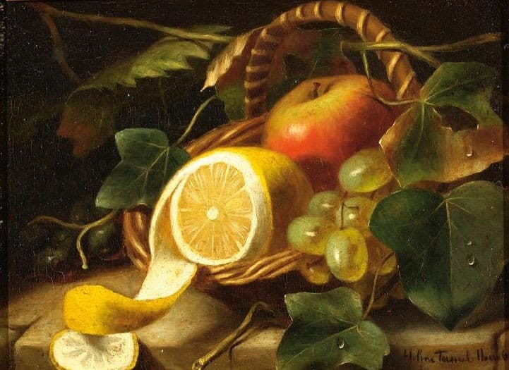 Fruit still life — Helen Augusta Hamburger