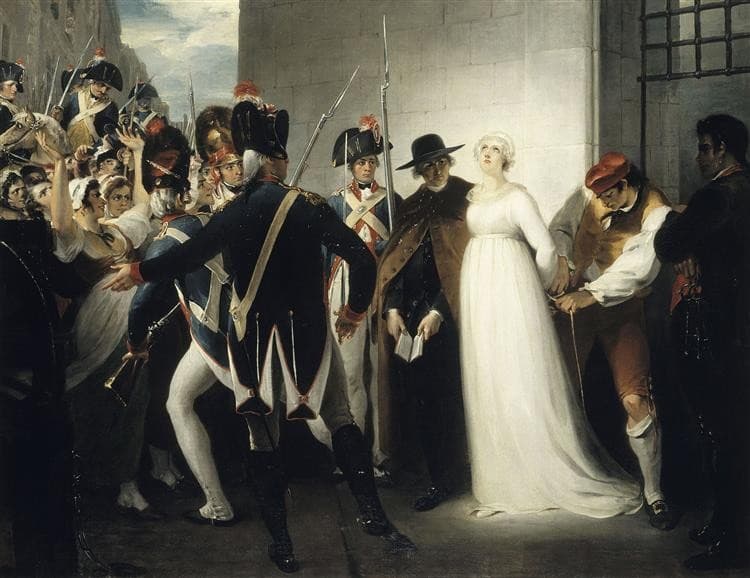 Marie Antoinette being taken to her Execution, October 16, 1793 — William Hamilton