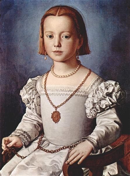 Portrait of Bia de' Medici — Bronzino