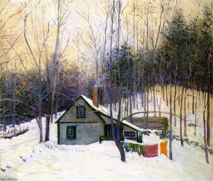 A Snowy Monday — Lilla Cabot Perry