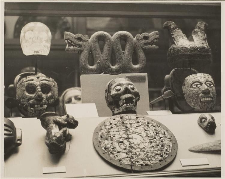 Crystal Heads, British Museum, London, June July 1936 — Claude Cahun