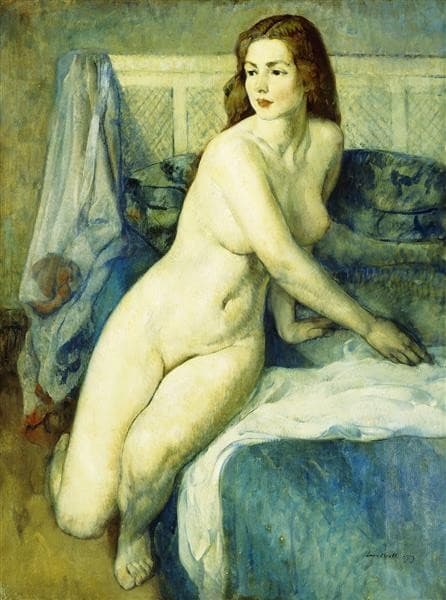 Nude in a Blue Interior — Leon Kroll