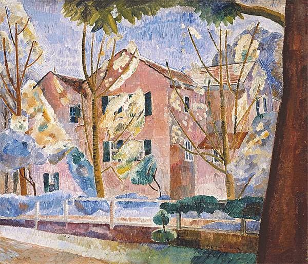 House with trees — Grace Cossington Smith