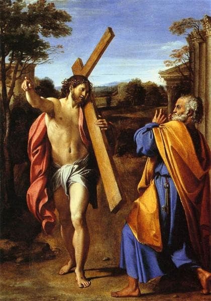 Lord, whither goest thou? — Annibale Carracci