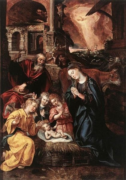 Nativity — Maerten de Vos