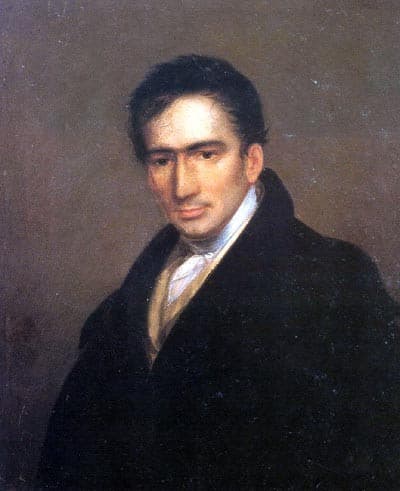 Portrait of Francisco Gomes da Silva, best know as "Chalaça" — Simplício Rodrigues de Sá