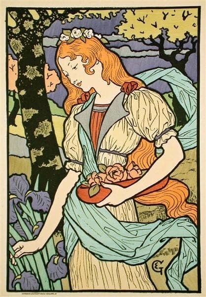 Grafton Gallery, from Les Affiche Illustrees — Eugène Grasset