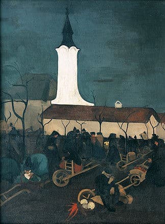 Hungarian Market Scene — Amrita Sher-Gil