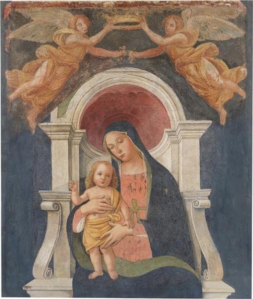 La Virgen Con El Niño — Antoniazzo Romano