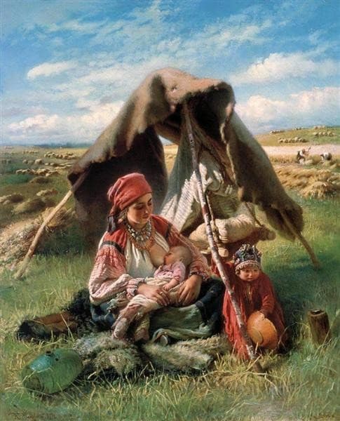 Жница — Konstantin Makovsky