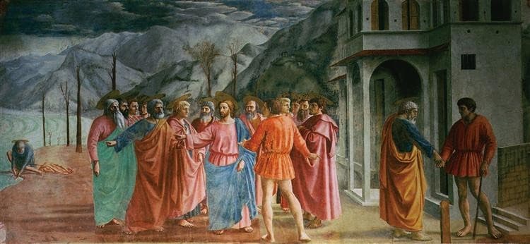 The Tribute Money (Brancacci Chapel) — Masaccio