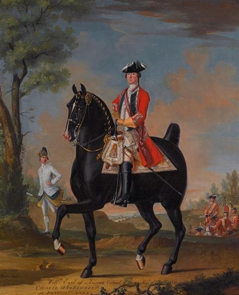 William Kerr, 4th Marquess of Lothian on a Charger — David Morier