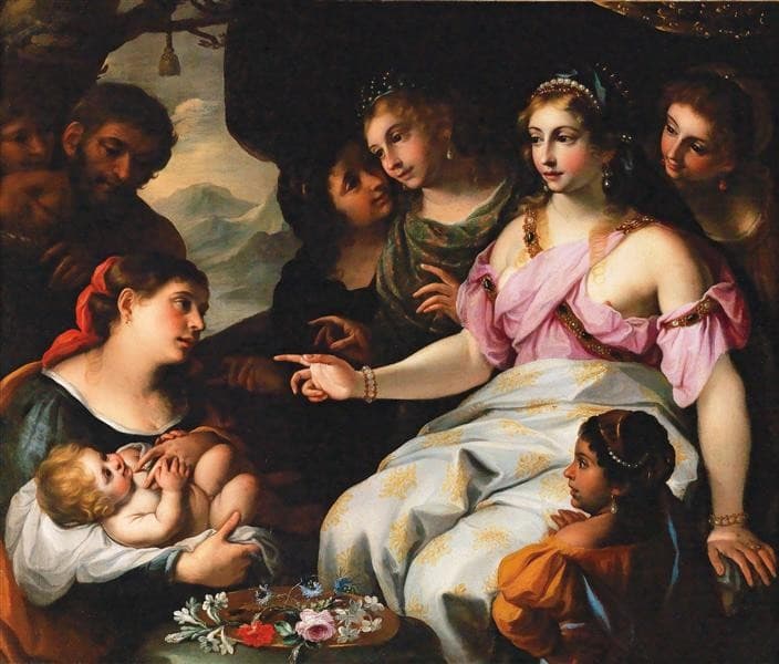 Finding of Moses — Elisabetta Sirani