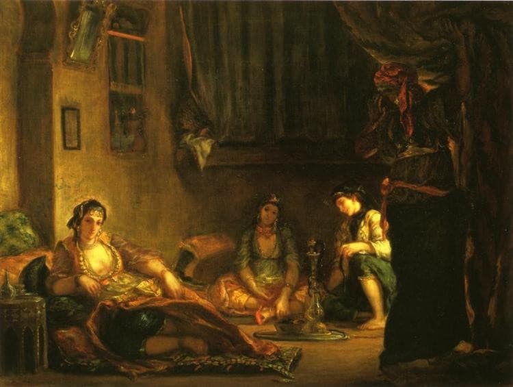 Women of Algiers in Their Apartment — Eugène Delacroix