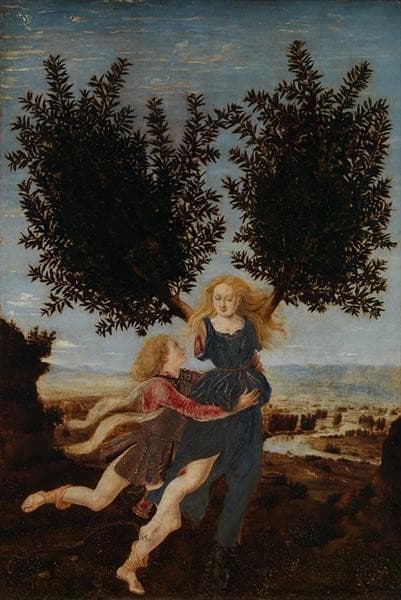 Apollo and Daphne — Antonio del Pollaiolo