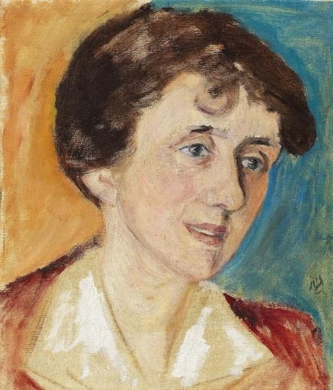 Porträt Frau Signe Hallberg — Gabriele Münter