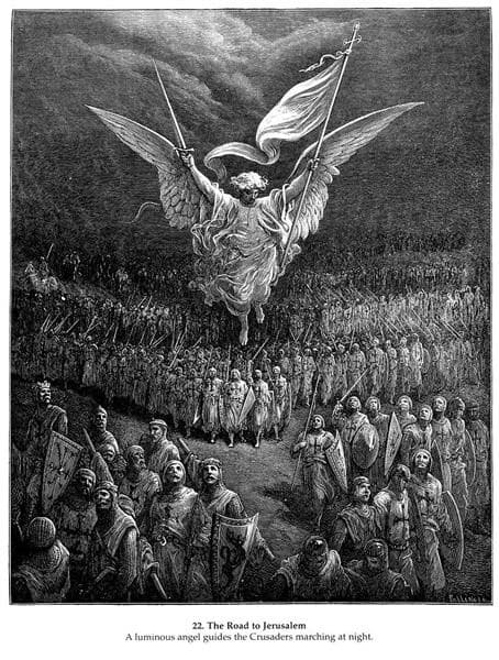 The Road to Jerusalem — Gustave Doré
