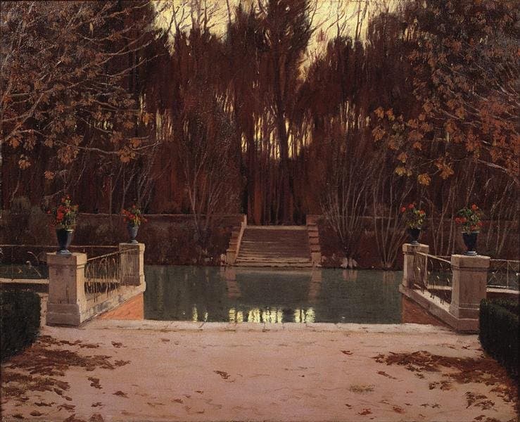 The Landing Stage — Santiago Rusiñol