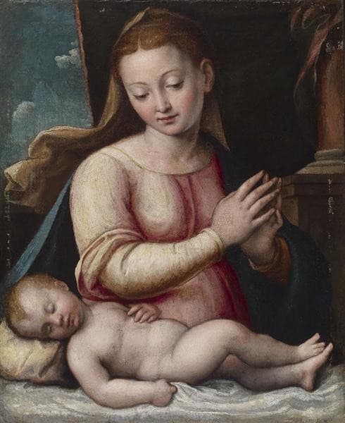 Madonna Adoring the Child — Barbara Longhi