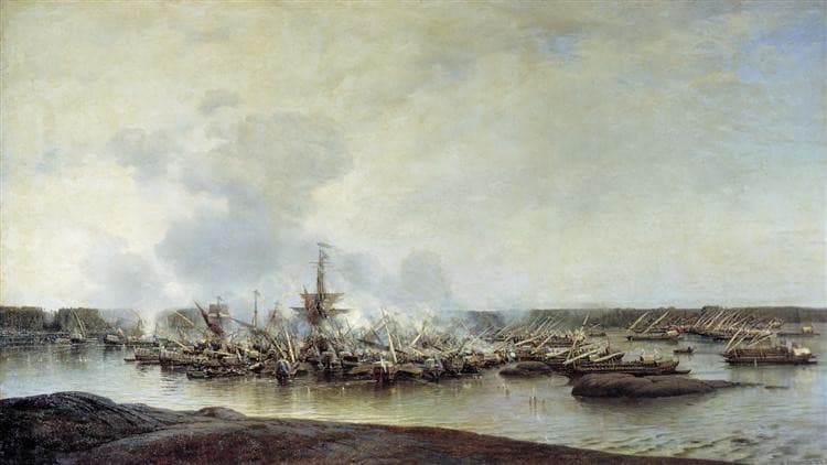 The Battle of Gangut, July 27, 1714 — Alexey Bogolyubov
