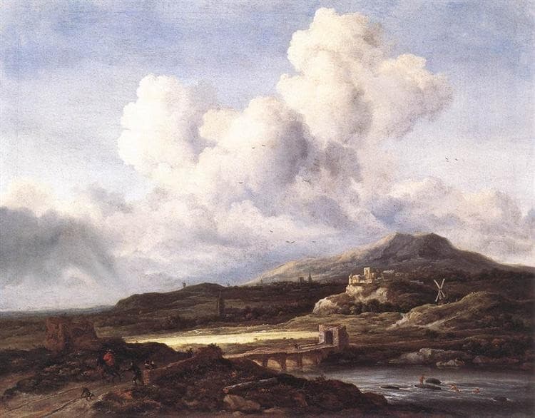 The Ray of Sunlight — Jacob van Ruisdael