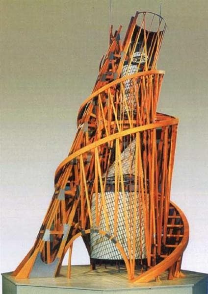 Model of the monument III International — Vladimir Tatlin